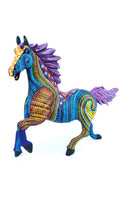 Cargar imagen en el visor de la galería, Caballo Alebrijes Tona escultura madera Oaxaca