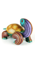 Cargar imagen en el visor de la galería, Tortuga Tierra Amarilla Morado y Turquesa JC
