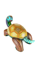 Cargar imagen en el visor de la galería, Tortuga Tierra Amarilla Morado y Turquesa JC
