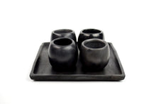 Cargar imagen en el visor de la galería, Juego Mezcaleros set barro negro Oaxaca