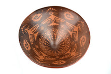 Cargar imagen en el visor de la galería, Frutero Rojo Motivos Prehispánicos Gde