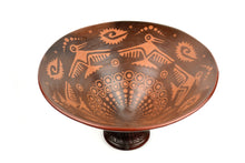 Cargar imagen en el visor de la galería, Frutero Rojo Motivos Prehispánicos Gde