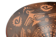 Cargar imagen en el visor de la galería, Frutero Rojo Motivos Prehispánicos Gde