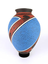 Cargar imagen en el visor de la galería, Artesanía Mexicana Vasija Cerámica Mata Ortiz Chihuahua