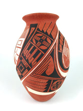 Cargar imagen en el visor de la galería, Vasija Rojo Jaspeado Taá