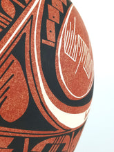Cargar imagen en el visor de la galería, Vasija Rojo Jaspeado Taá