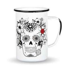 Cargar imagen en el visor de la galería, Vajilla Set Platos Calavera y Flores para 1 persona (5 piezas)