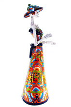 Cargar imagen en el visor de la galería, Catrina lisa "Talavera" clásica gde