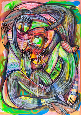 Pintura obra original Rafael Ontiveros Aper