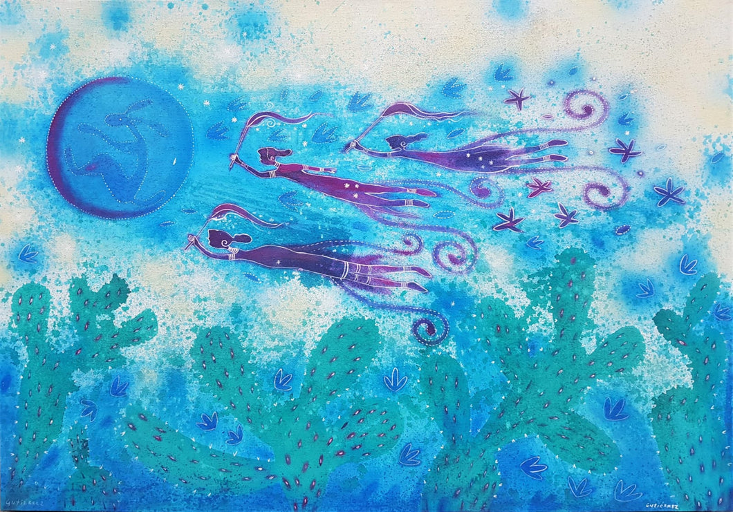 Pintura Obra Original David Gutiérrez Óleo Artista Mexicano