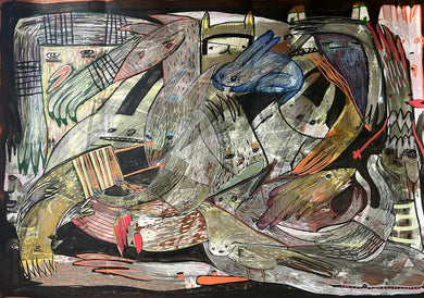 Obra pintura original Rafael Ontiveros Aper 