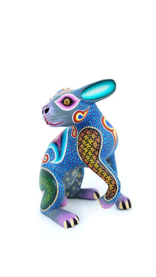 Liebre Tona Alebrije Escultura Popular Madera Oaxaca