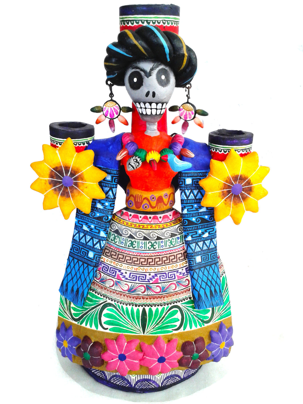 Frida Calavera Candelero