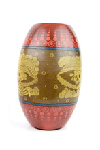 Cargar imagen en el visor de la galería, Florero Rojo Catrina José Guadalupe Posada
