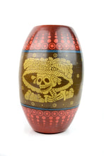 Cargar imagen en el visor de la galería, Florero Rojo Catrina José Guadalupe Posada
