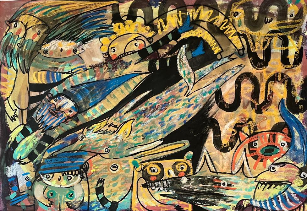 Obra Pintura Original Rafael Ontiveros Aper