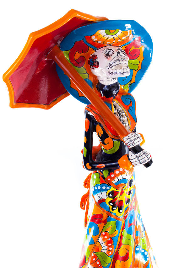 Catrina con sombrilla ch